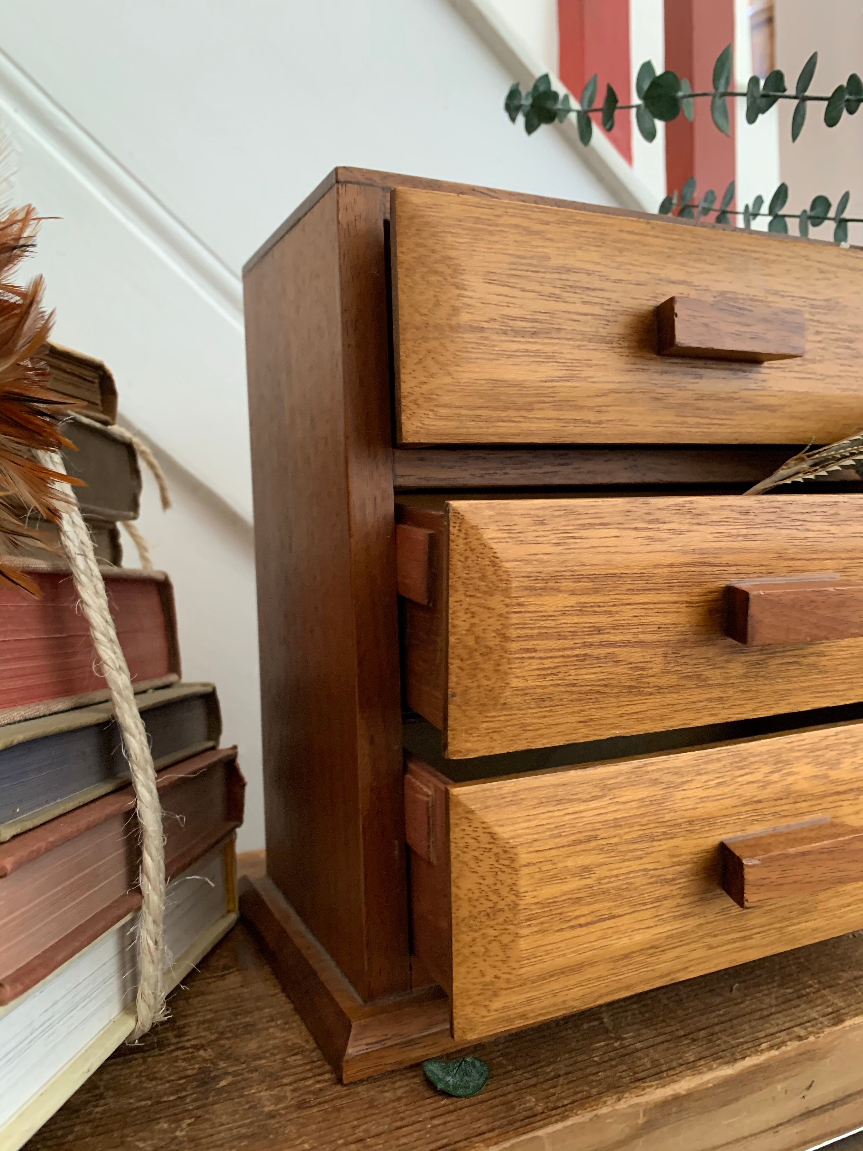 Small Vintage Desktop Drawers