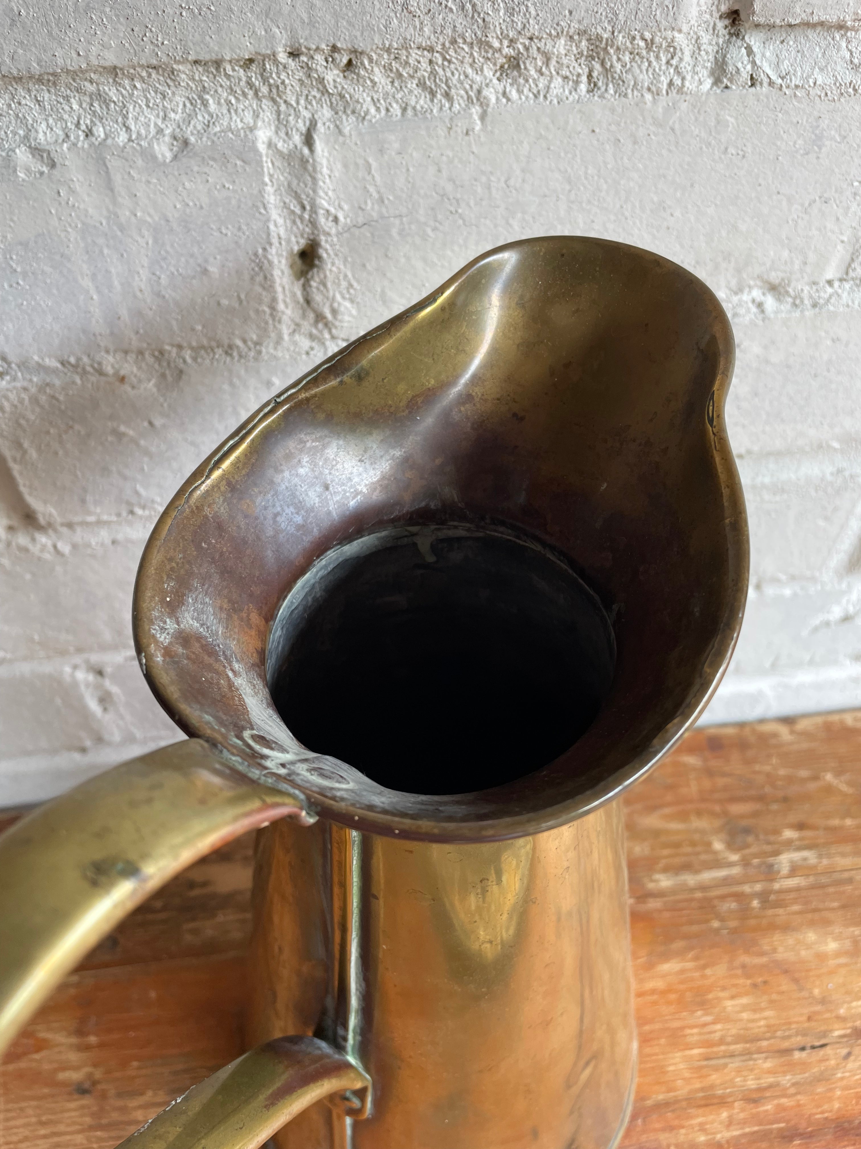 Joseph Sankey 19th Century Brass Jug