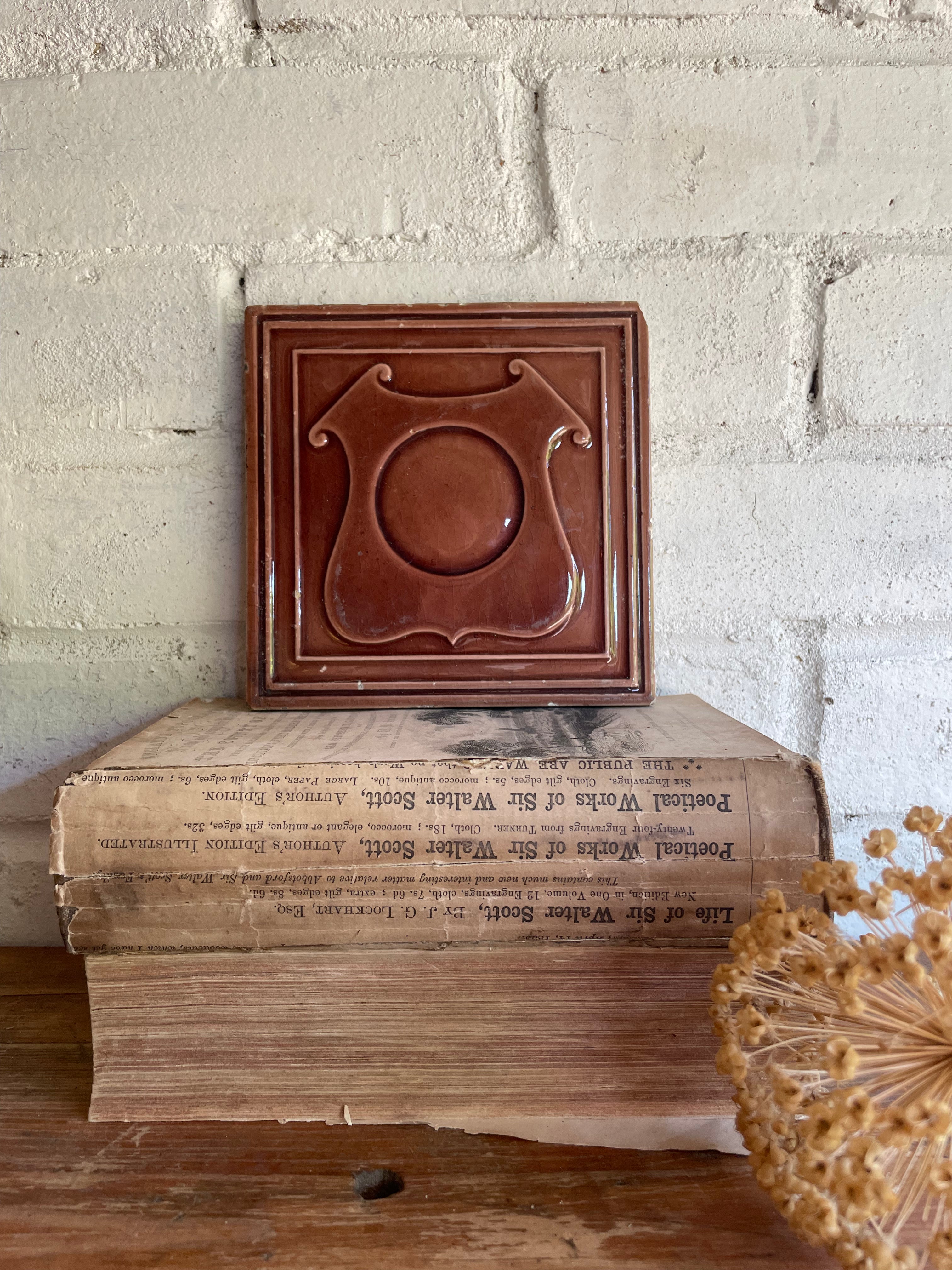 Victorian Pottery Tile