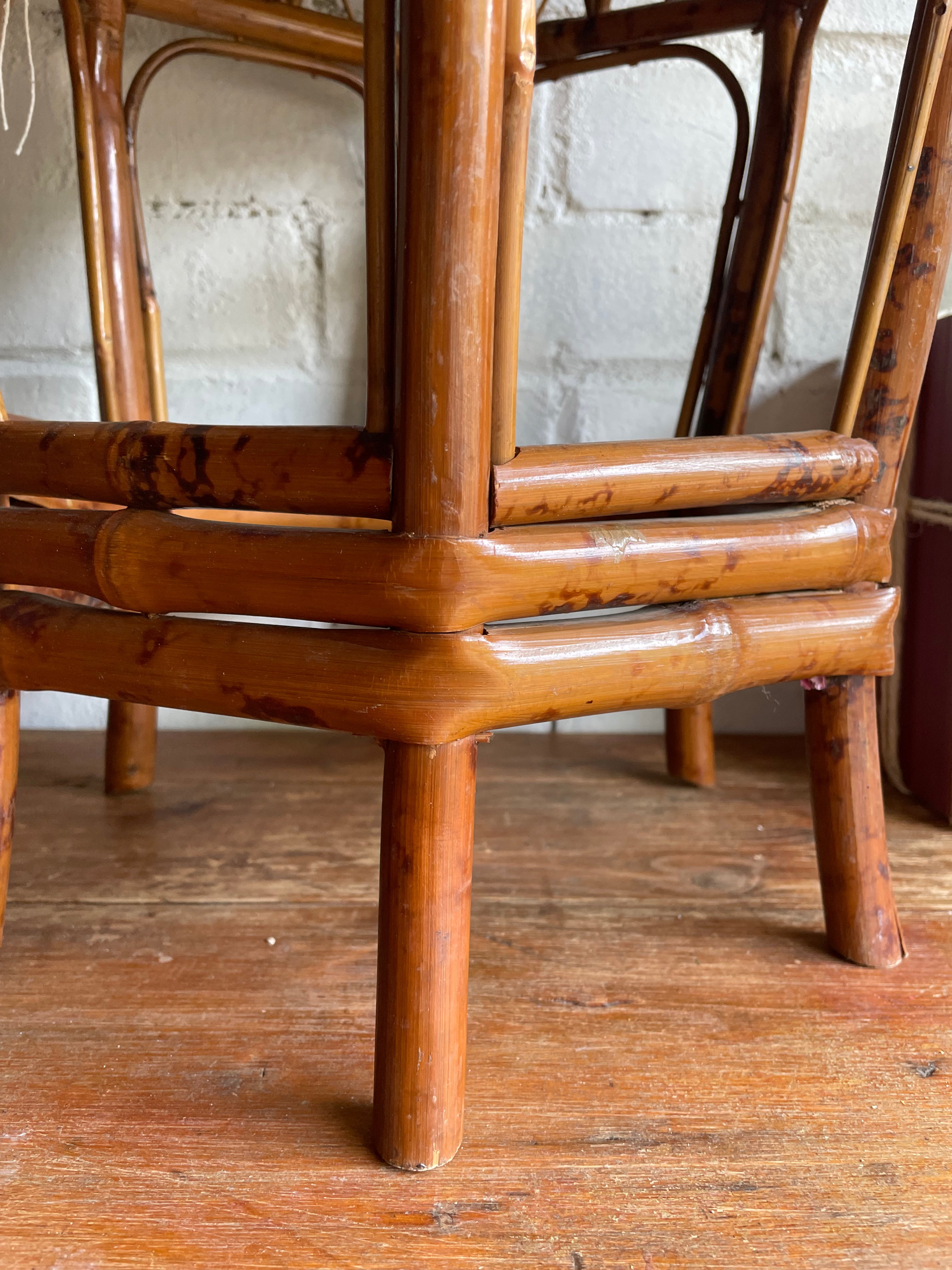 Small Bamboo Sidetable