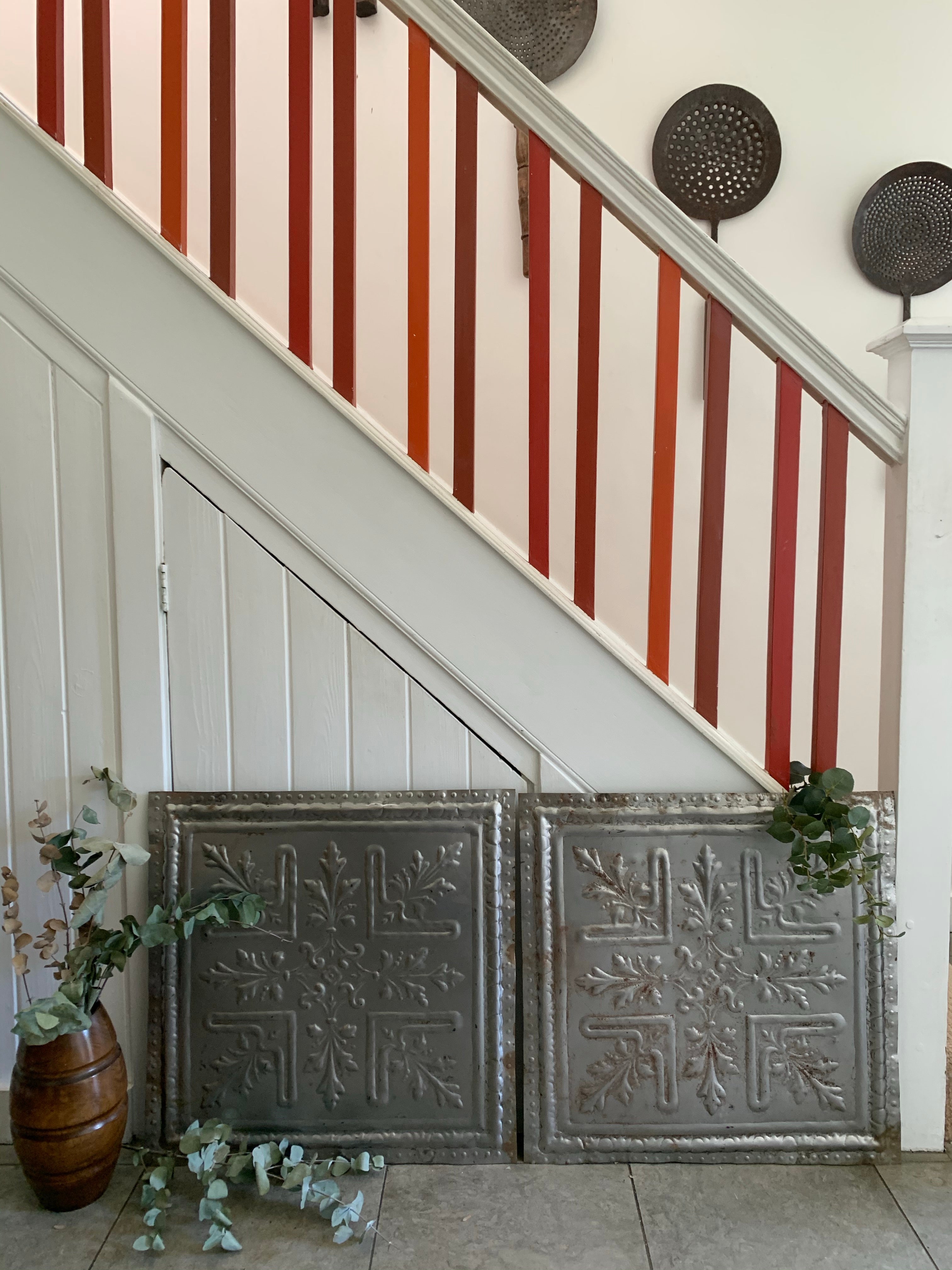 Large Rustic Tin Ceiling Tile 2