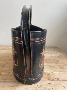 “Bargeware” Hand-Painted Metal Watering Can