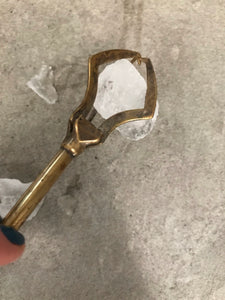 Vintage Retractable Brass Ice Claw