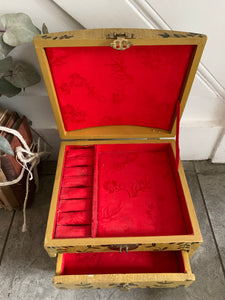 Vintage Floral Jewellery Box