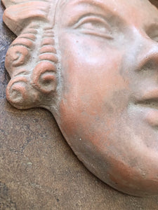 Vintage Italian Terracotta Wall Mask