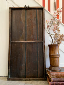 Large Antique Chinese Decorative Wood Panel with gold detail
