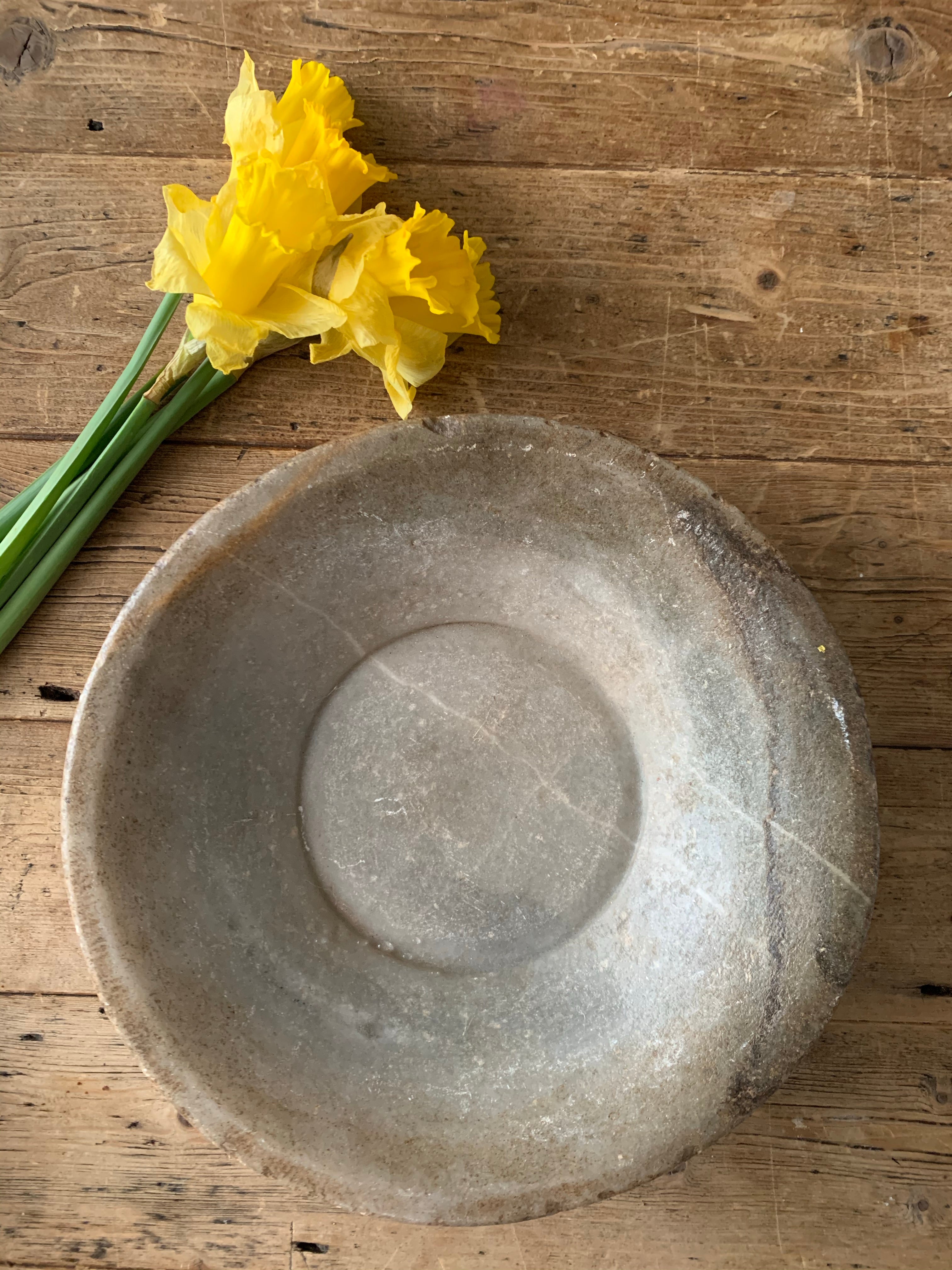 Antique Marble Stone Bowl 1