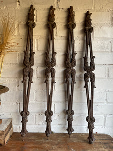 Antique Iron Balustrades  - priced individually