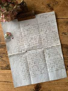 Handwritten Letter Dated 1800