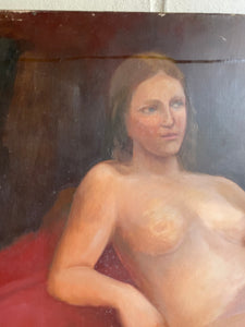 Renaissance Style Portrait  - Large Oil on Canvas