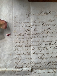Handwritten Letter Dated 1800