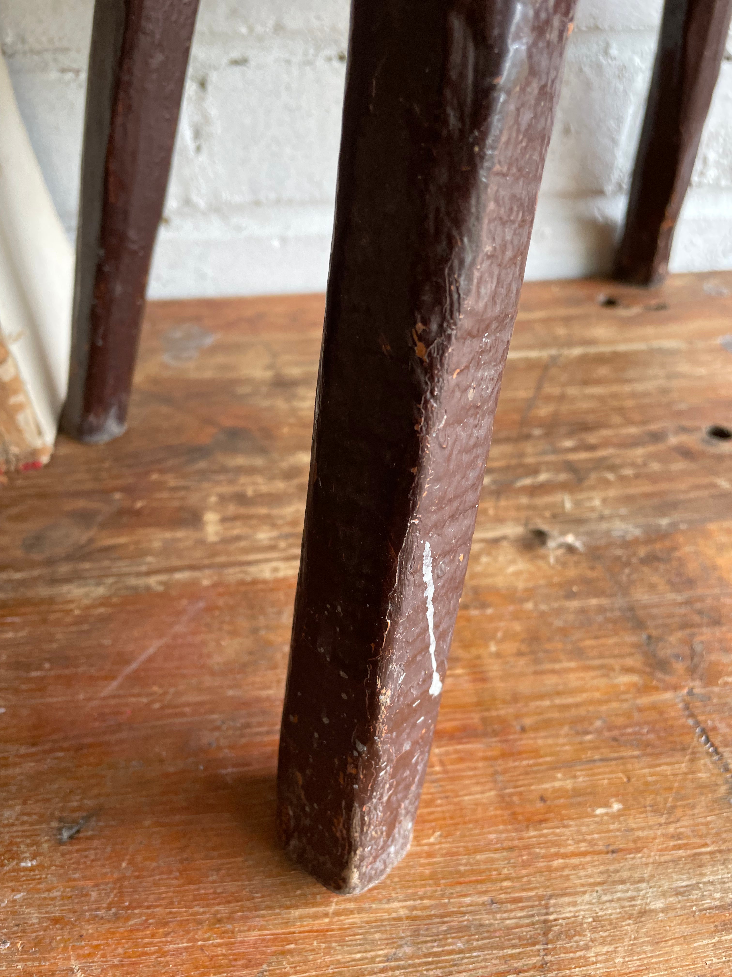Rustic Painted Stool