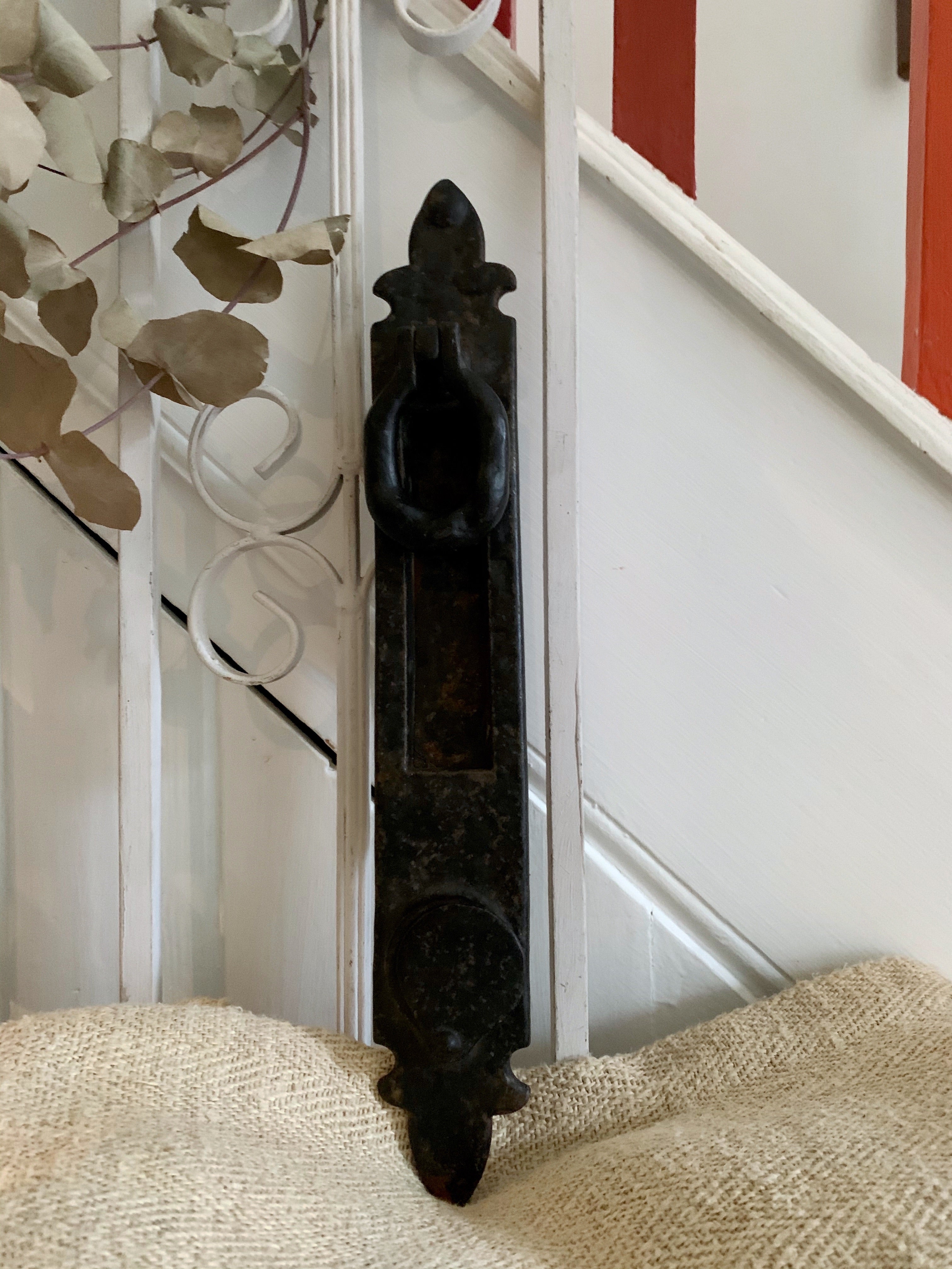 Antique Cast Iron LetterBox Door Knocker