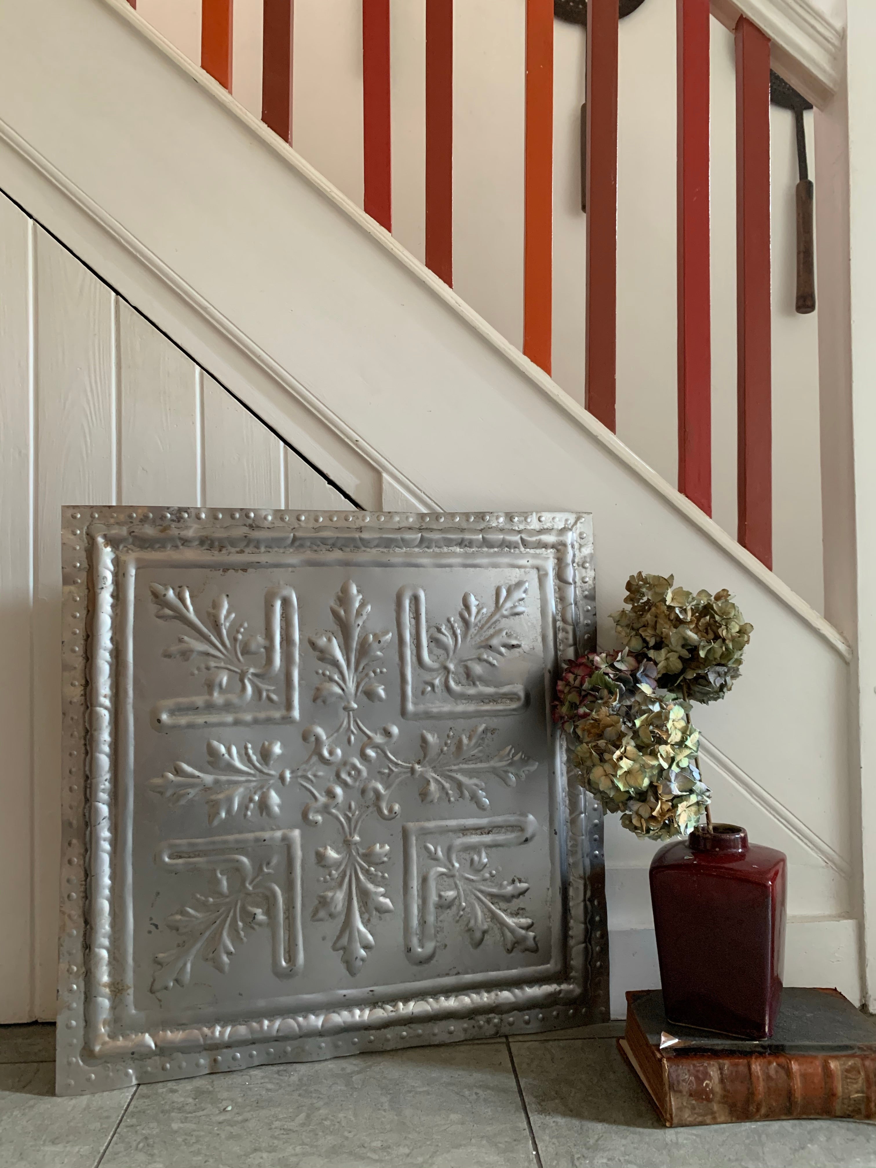 Large Rustic Tin Ceiling Tile 2