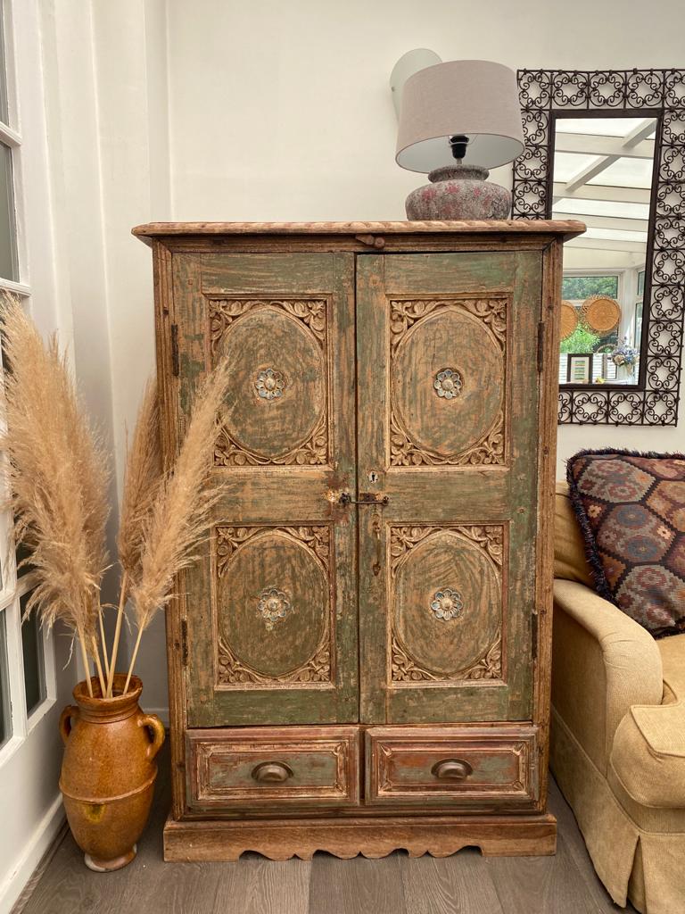 Large Hand-carved Cabinet