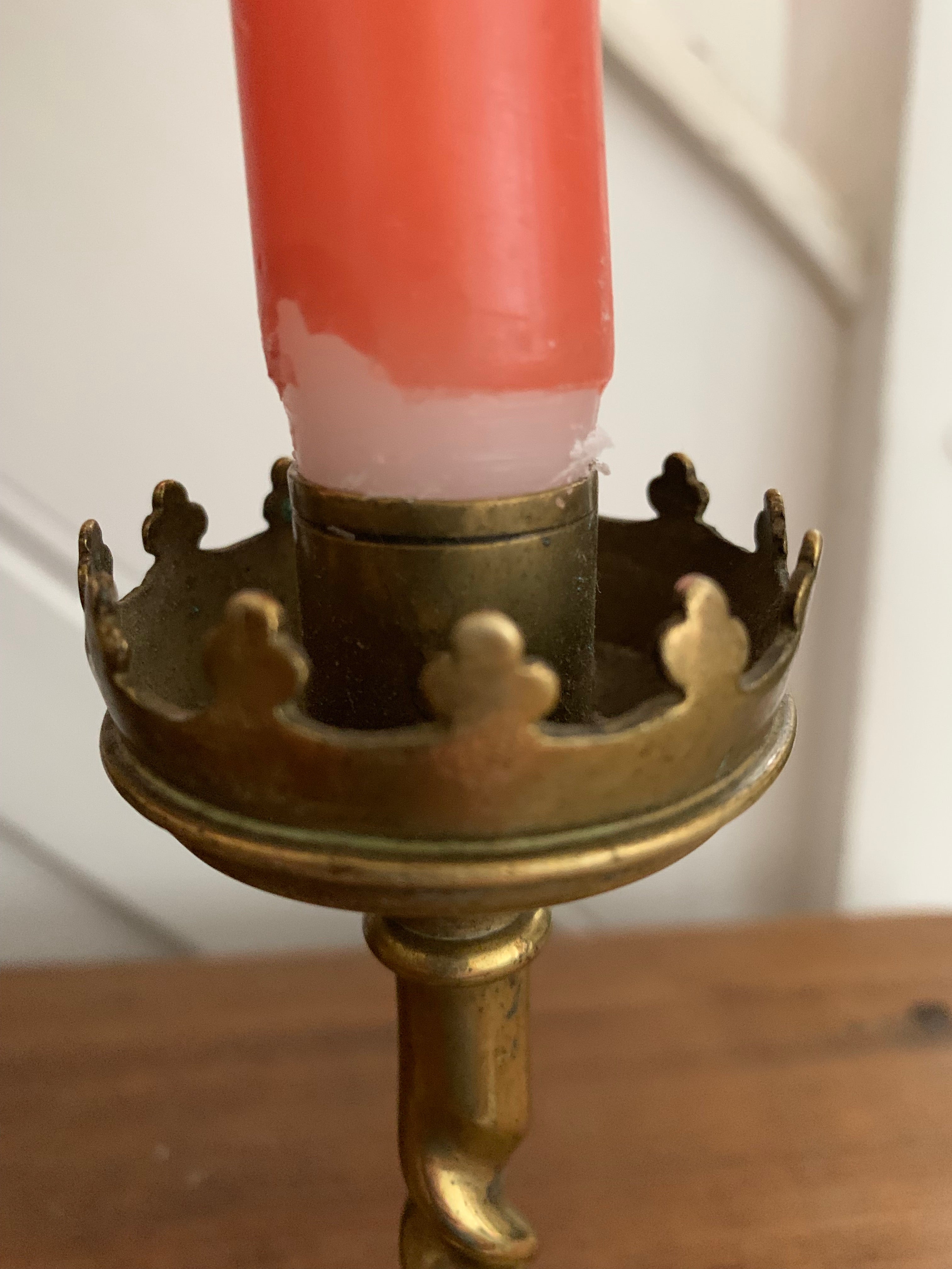 Small Brass Candlesticks