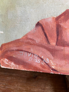 Original Nude - Oil on Board