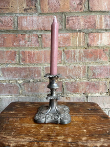 Single Silver-Plated Candlestick