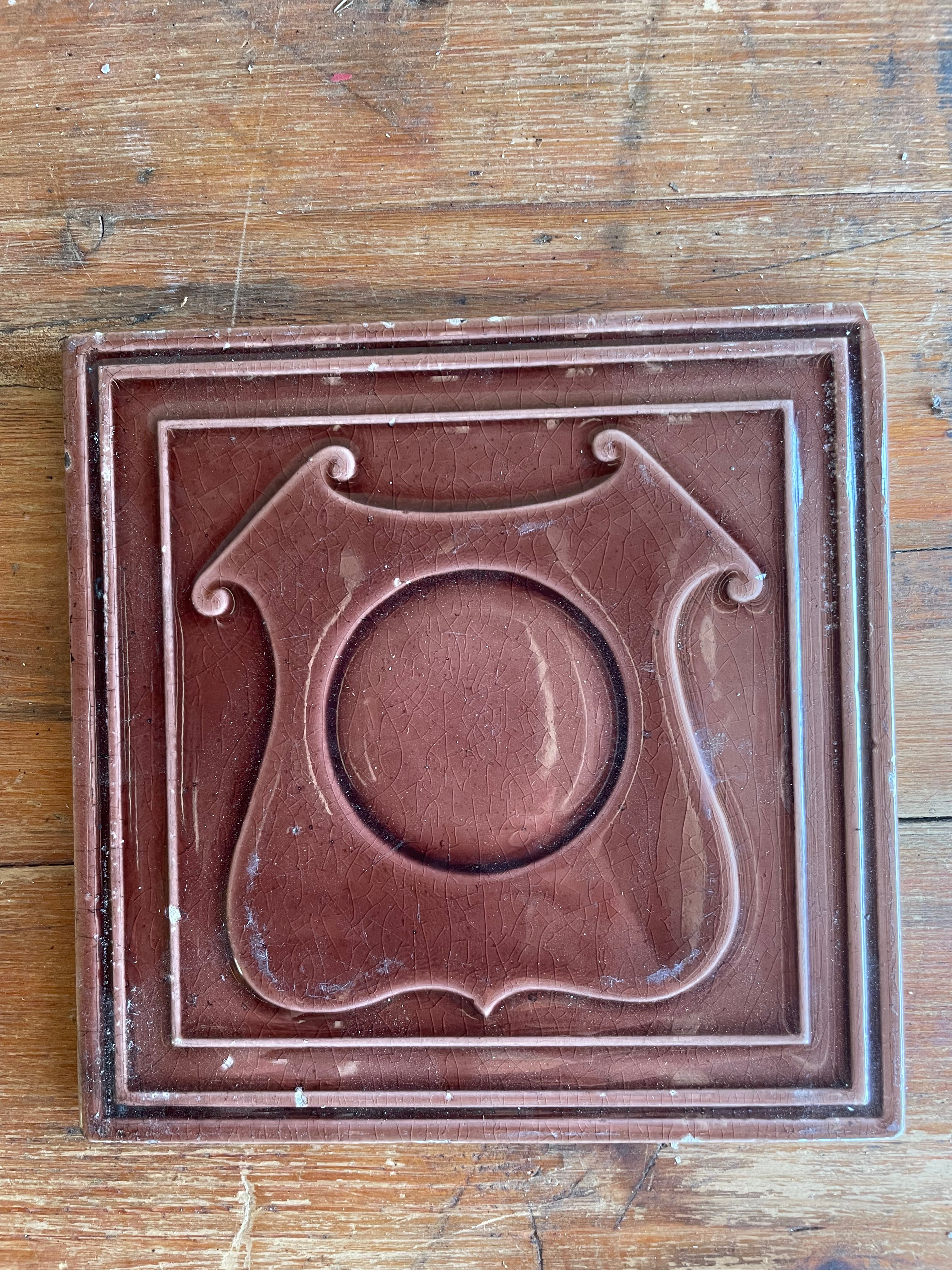 Victorian Pottery Tile