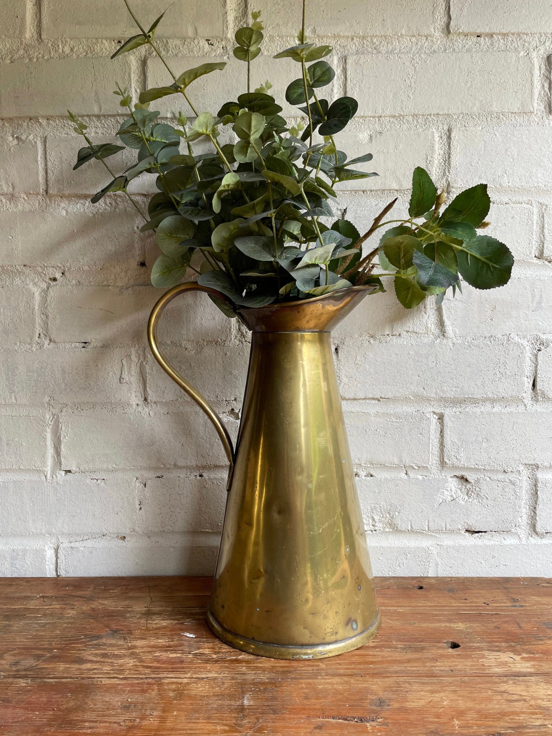 Joseph Sankey 19th Century Brass Jug