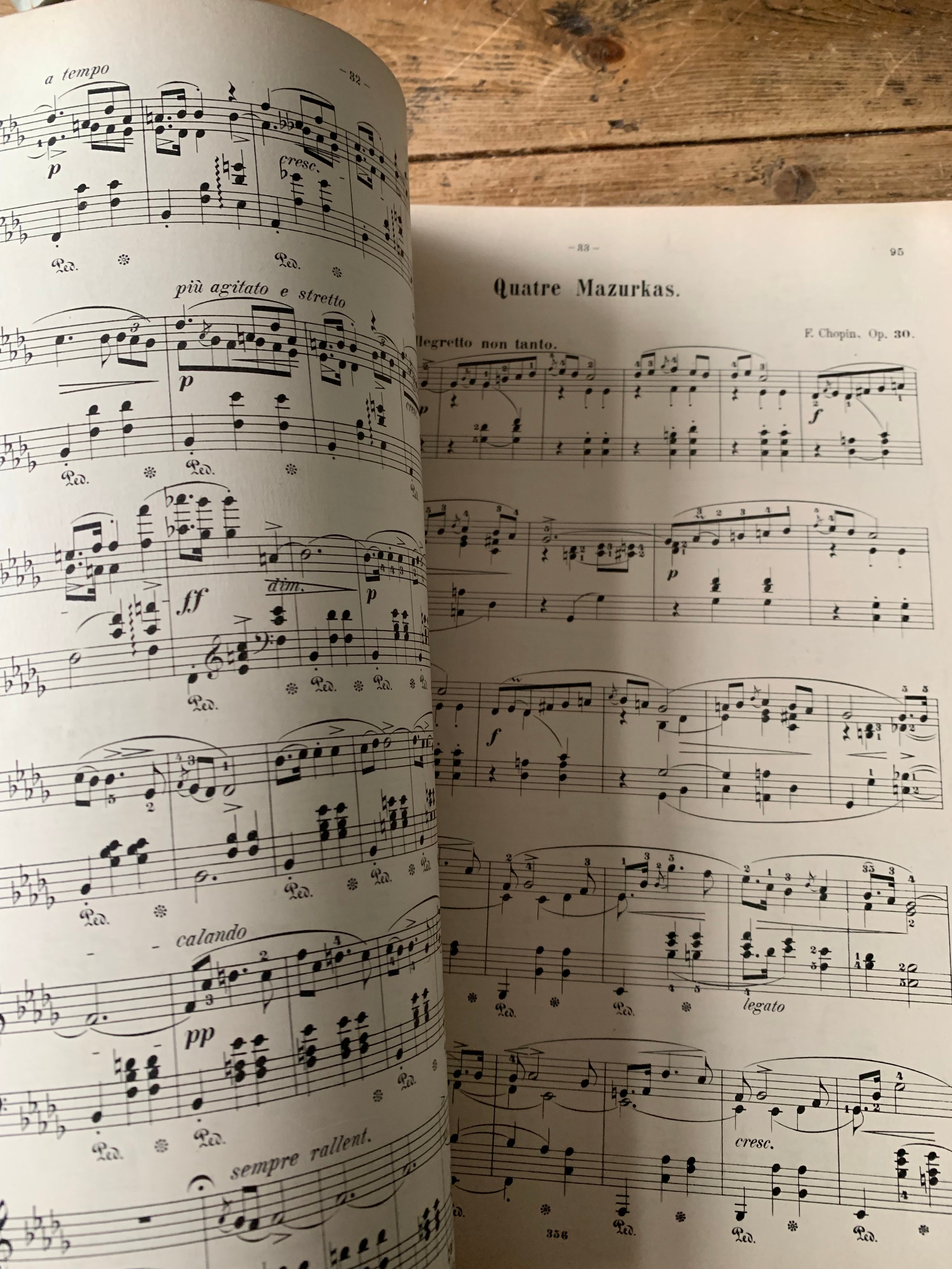 Chopin Mazurkas Book with Embossed Cover