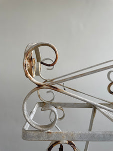 Long Wrought Iron Plant Stand