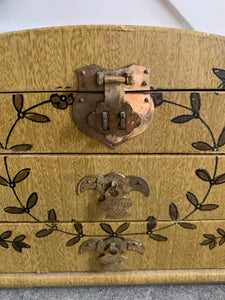 Vintage Floral Jewellery Box