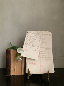 Handwritten Accounts Dated 1899