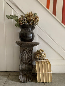 Decorative Carved  Wood Wall Shelf