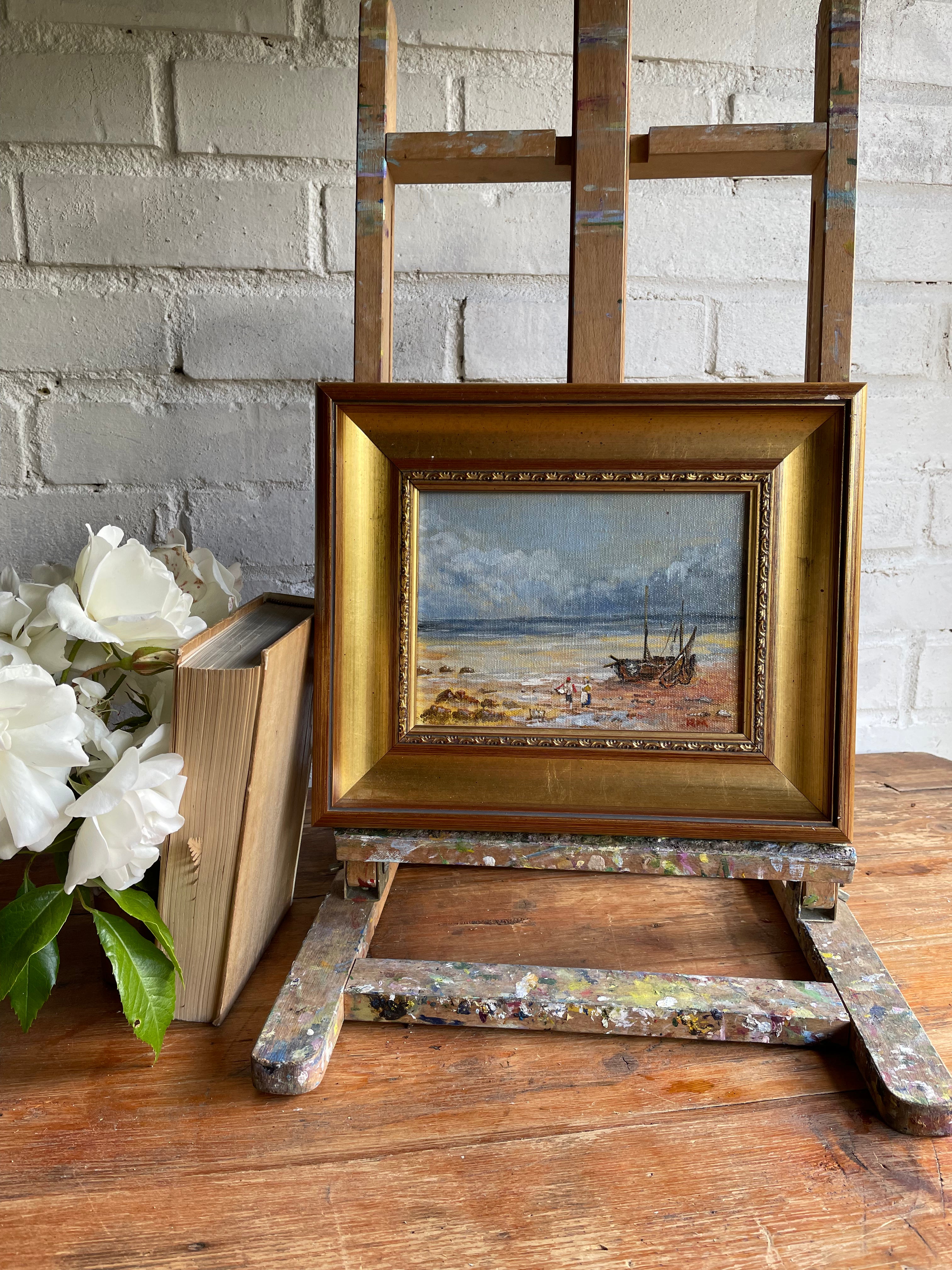 Small “Boat” Oil Painting