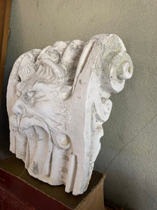 Salvaged “Lions Head” Plaster Mold