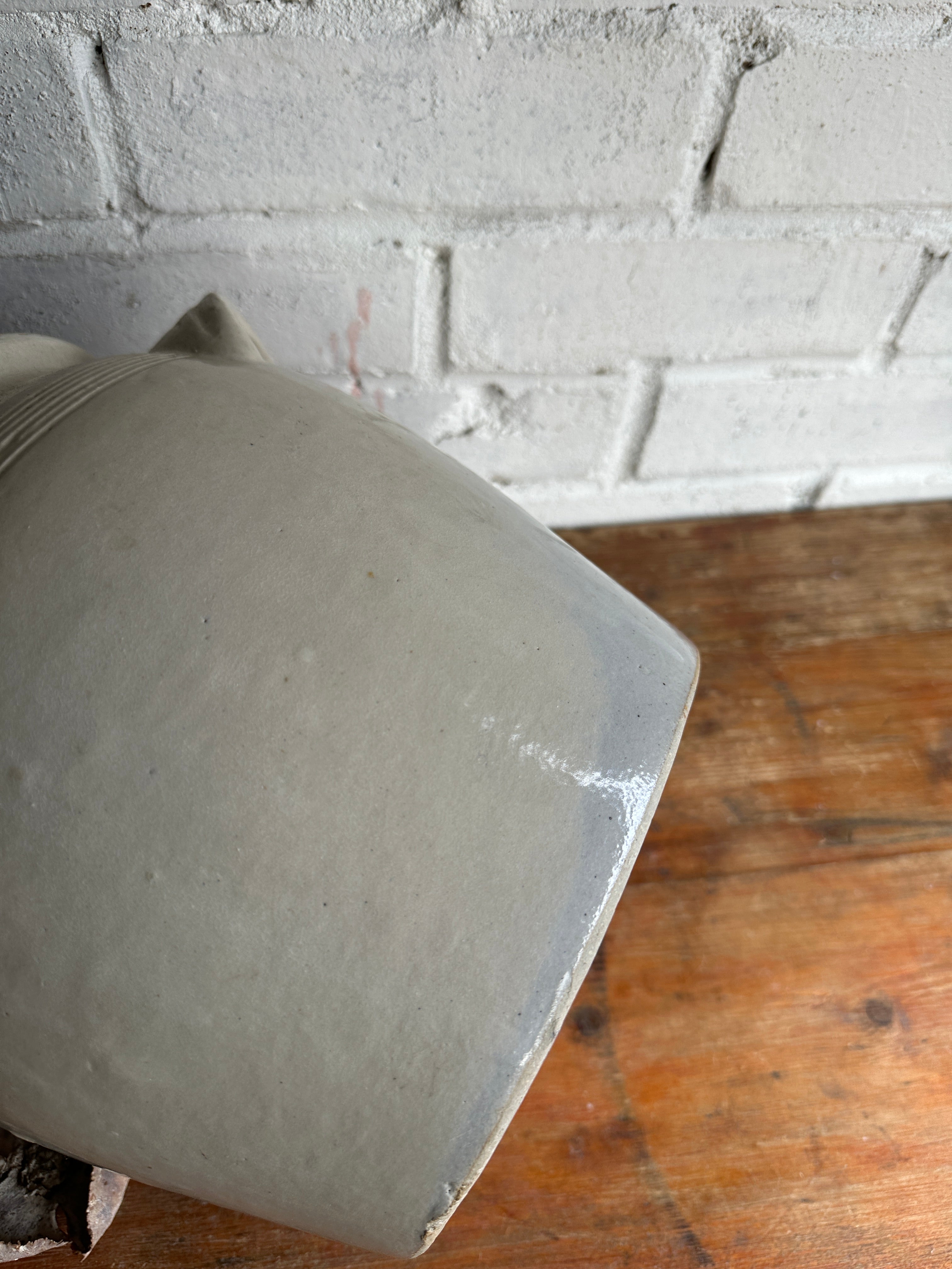 Stoneware Confit Jar French Storage Pot