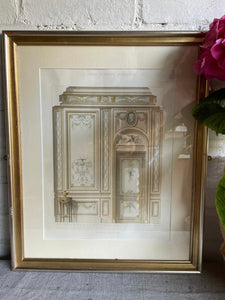 Antique Print No 6 of French Architectural & Ornamental Detail