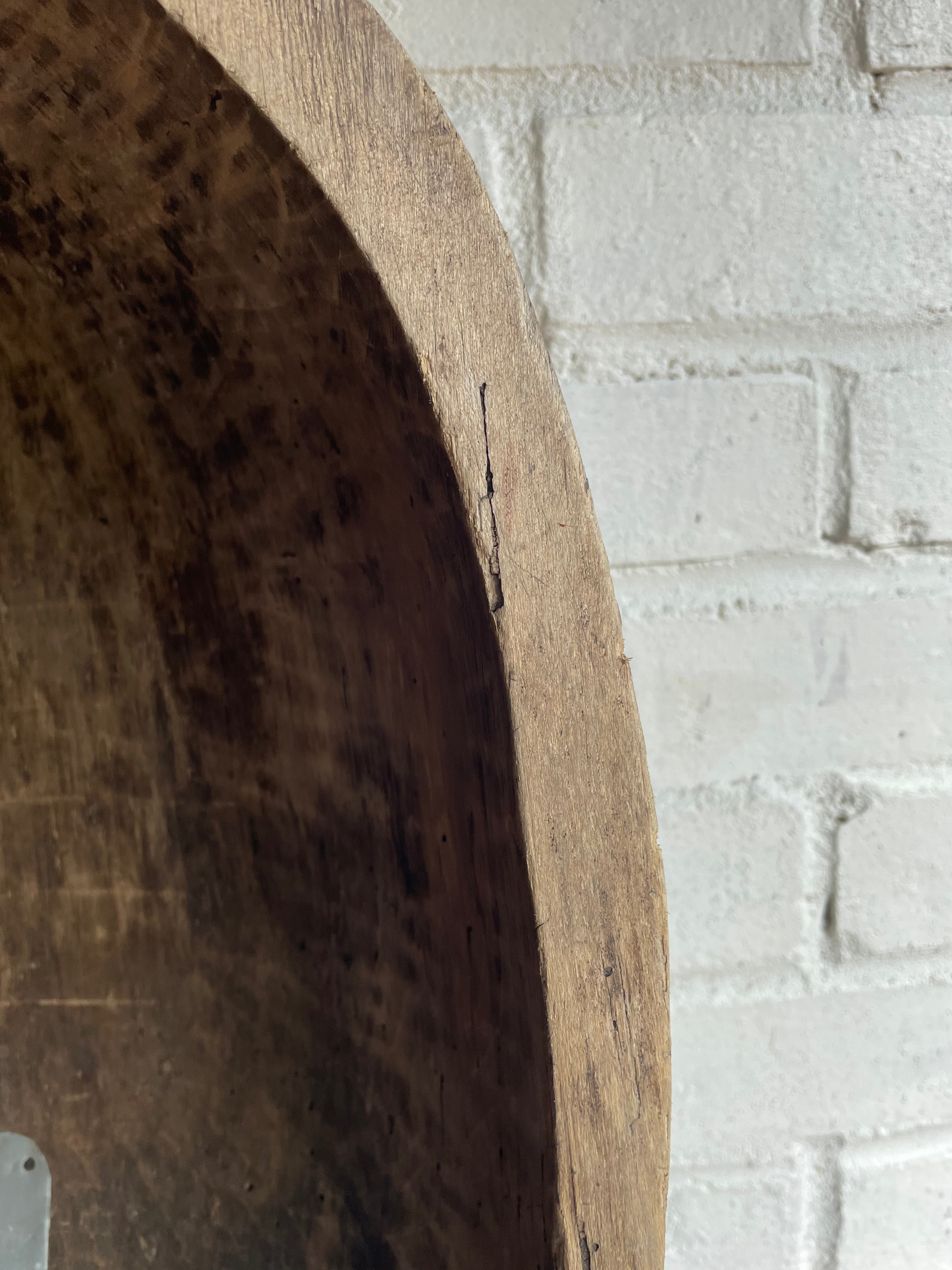 Large Wooden Dough Bowl