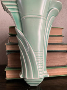 Burleighware Art Deco Wall Pocket Vase
