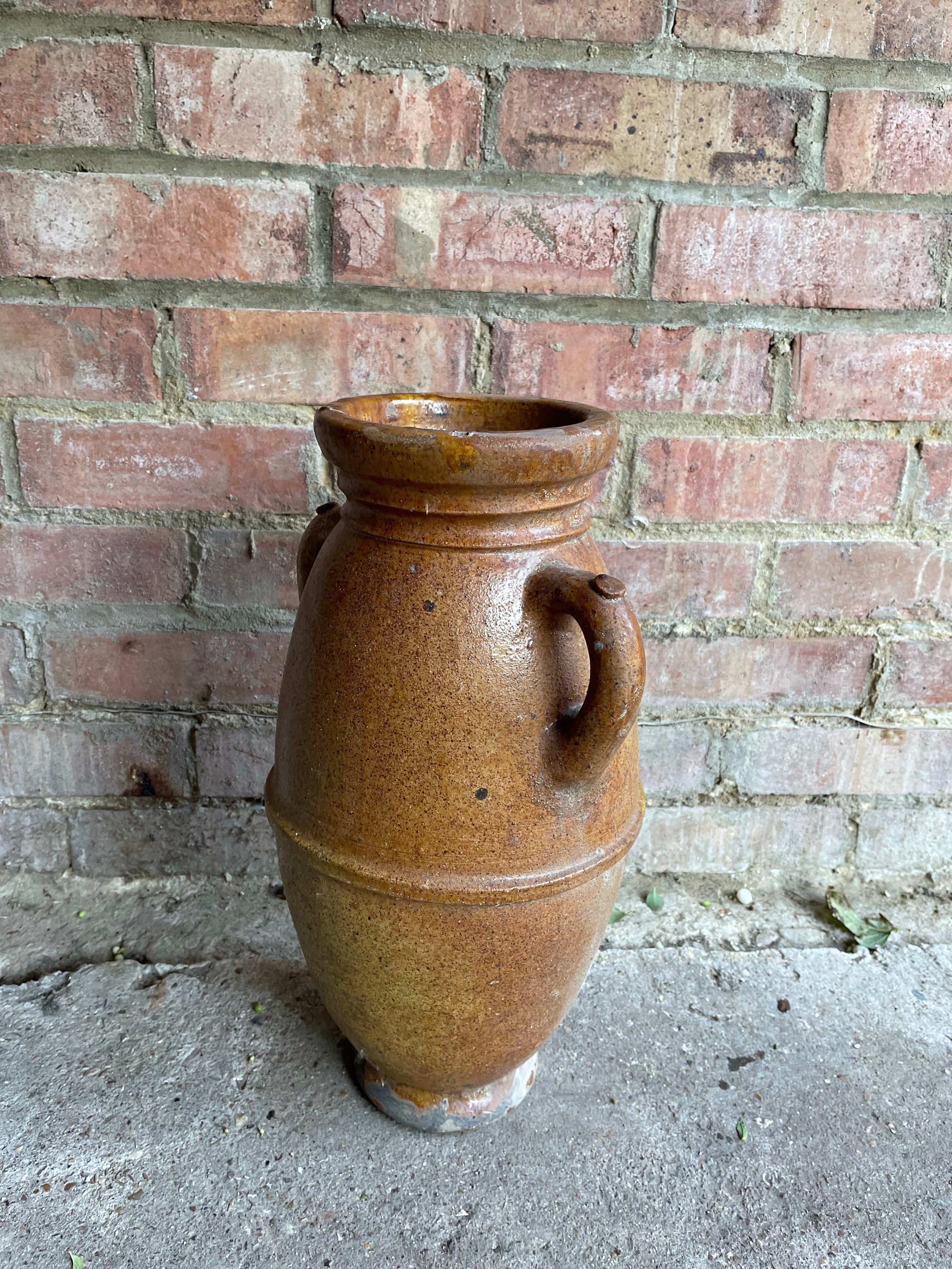 Large Salt Glazed Pot