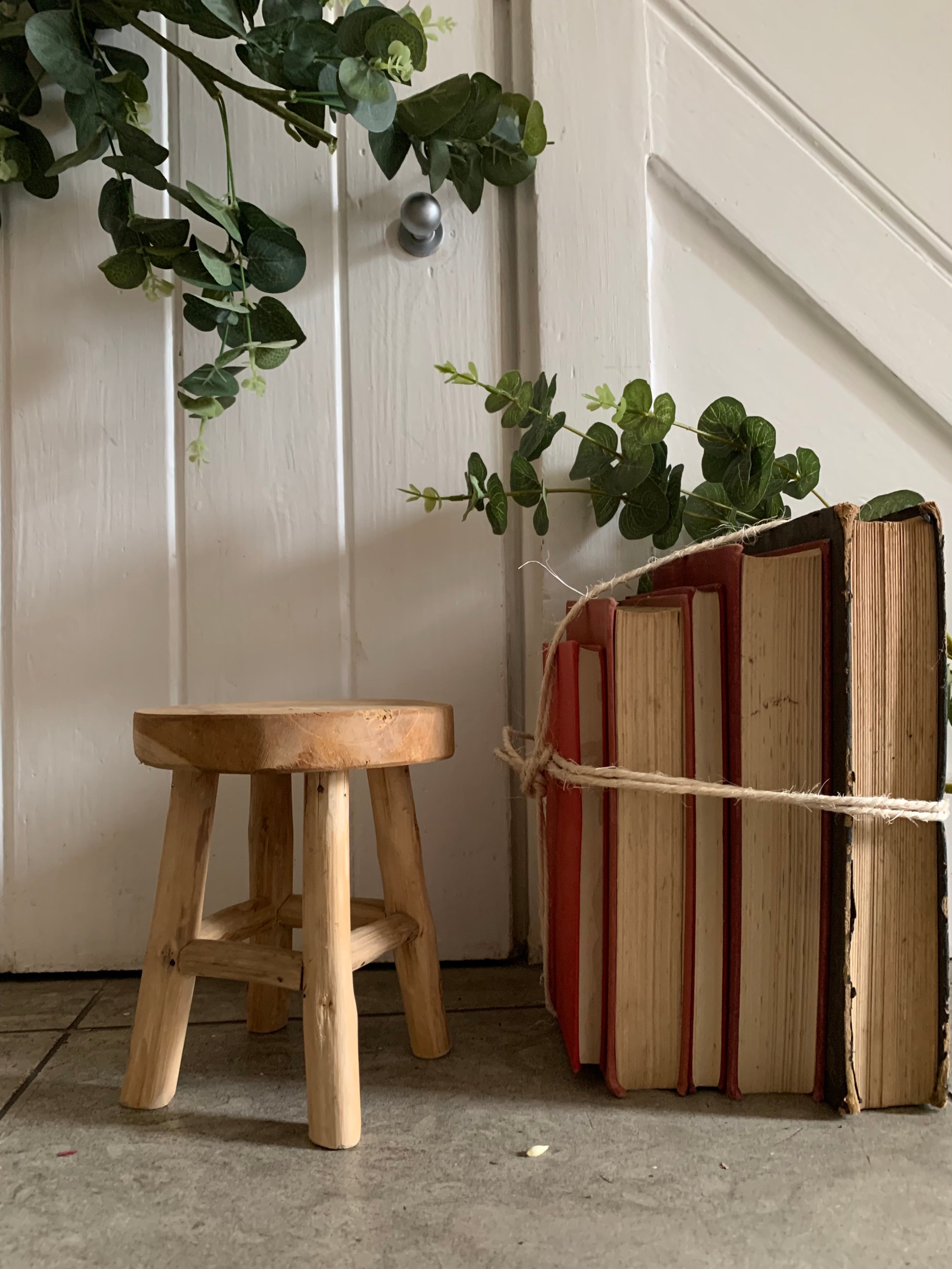 Miniature Teak Stool