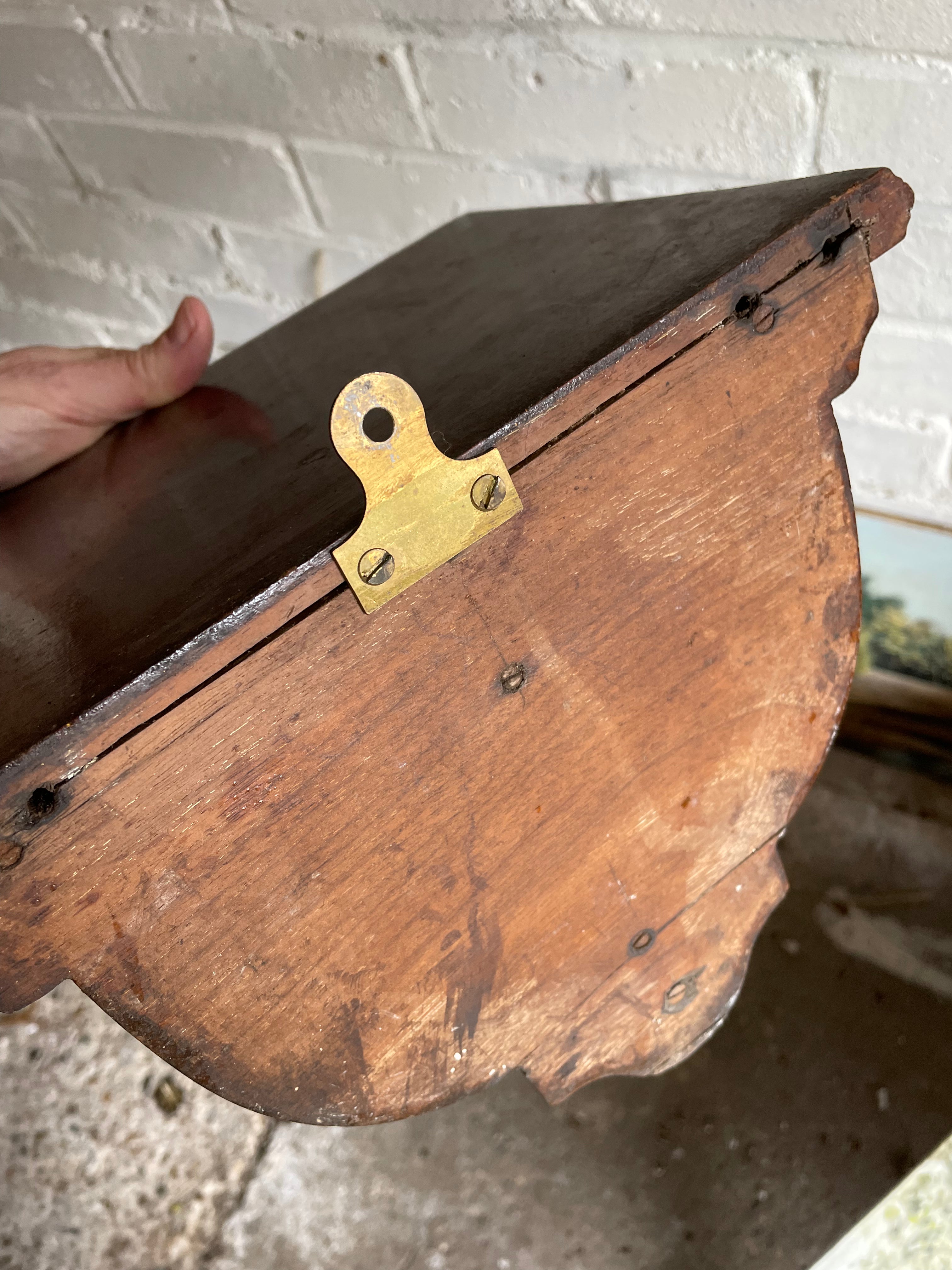 Small Wall Hung Wooden Shelf