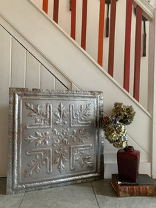 Large Rustic Tin Ceiling Tile
