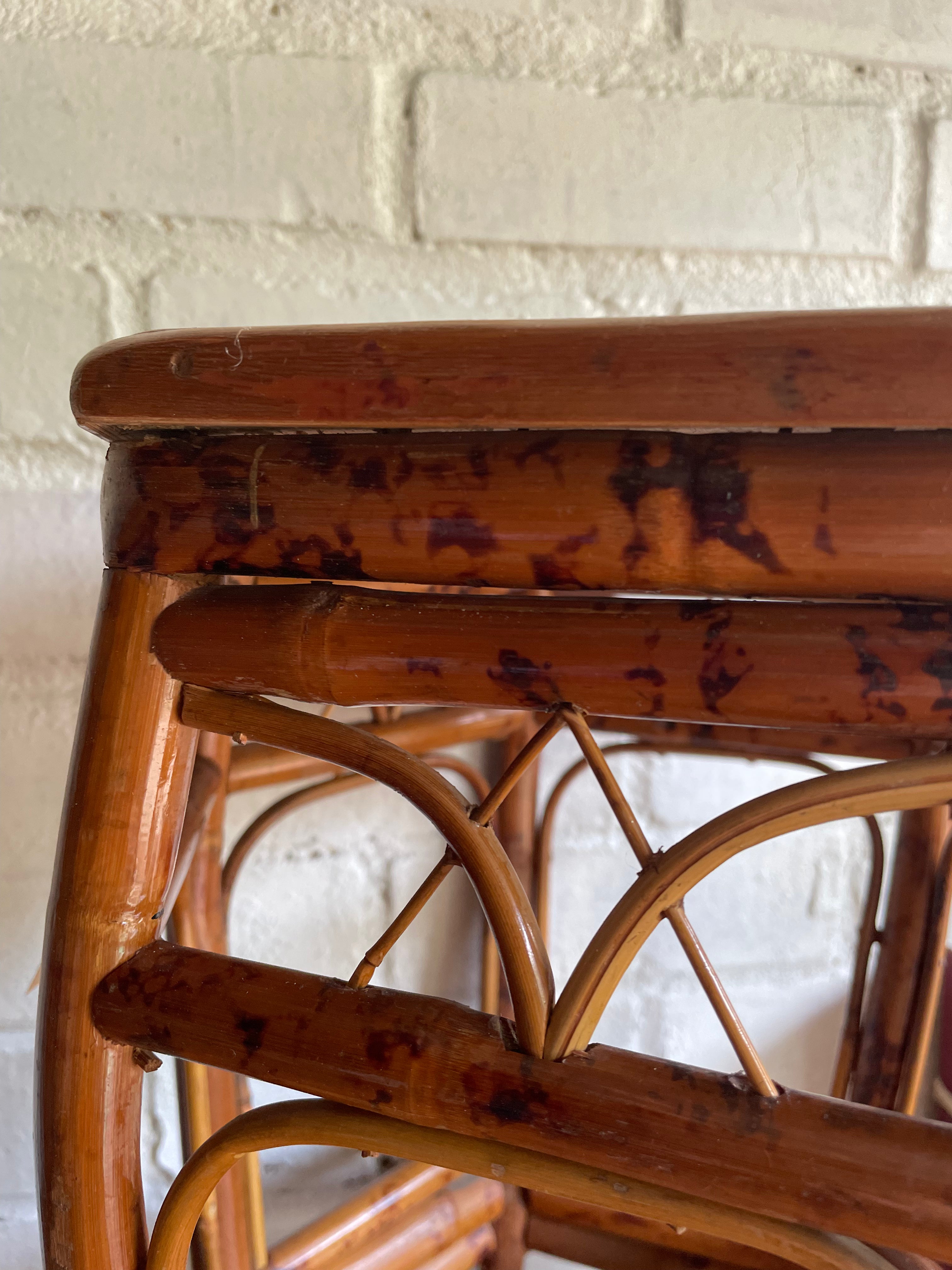Small Bamboo Sidetable