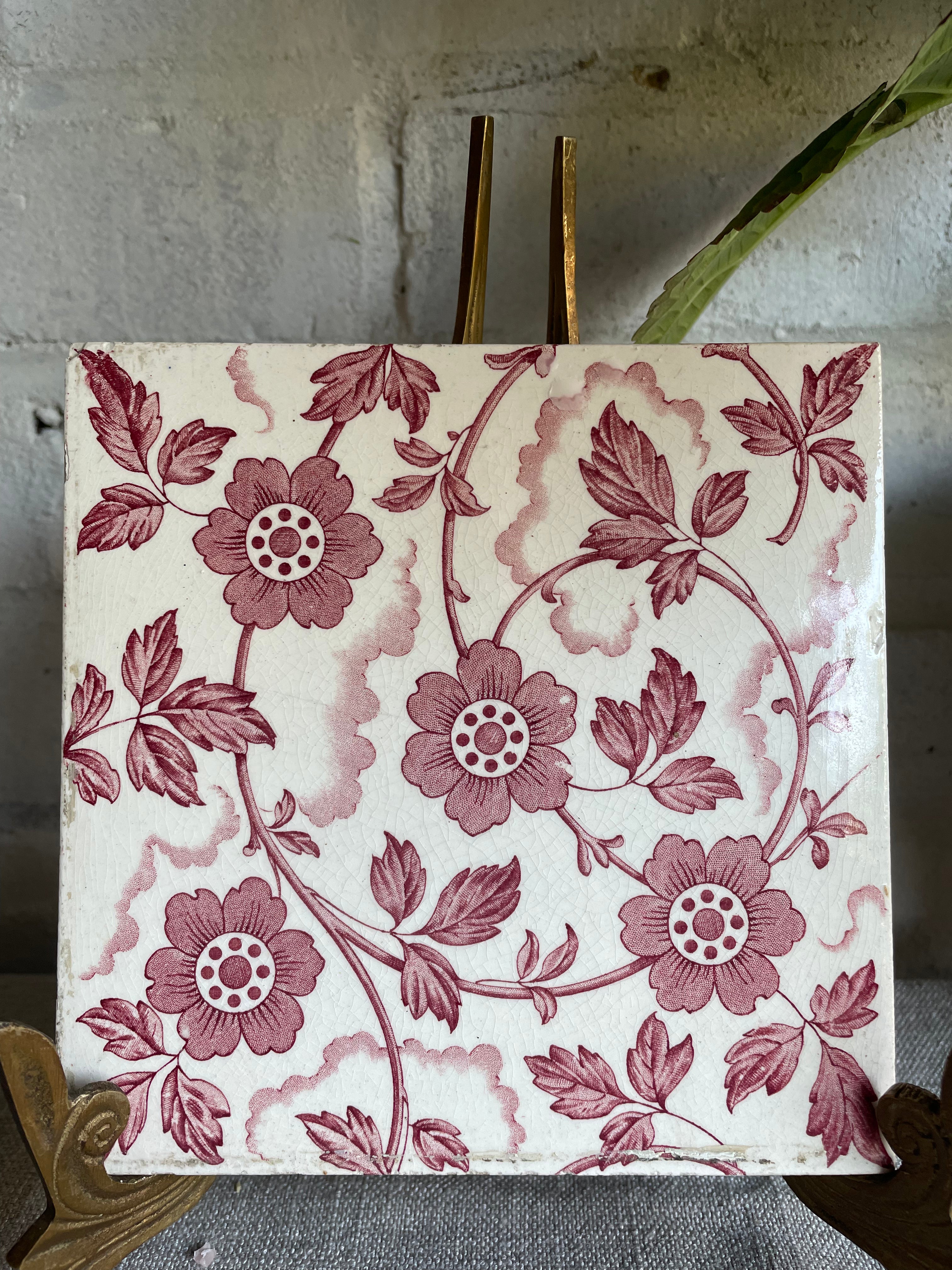 Victorian Pottery Tile