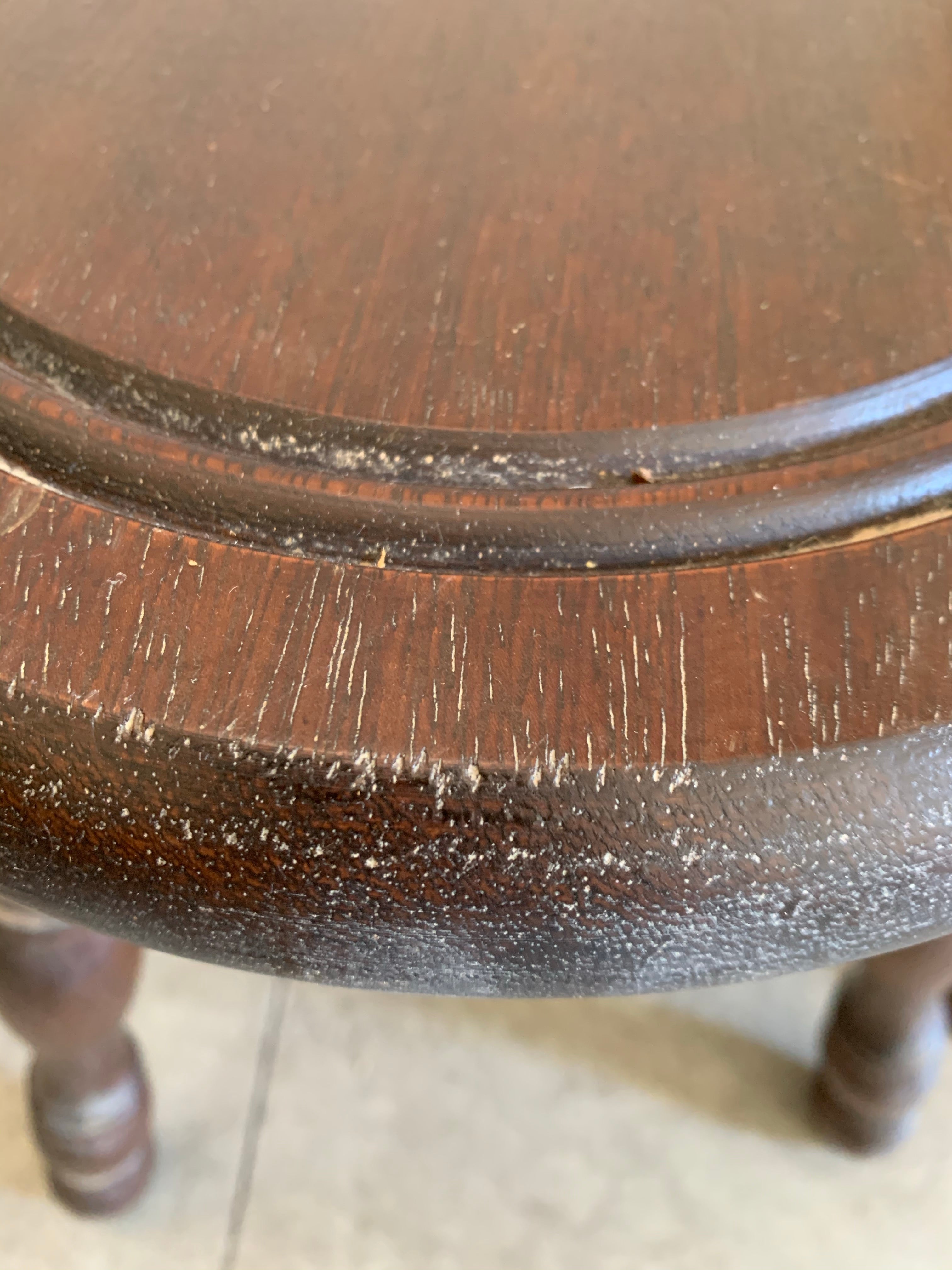 Tall French Vintage Milking Stool