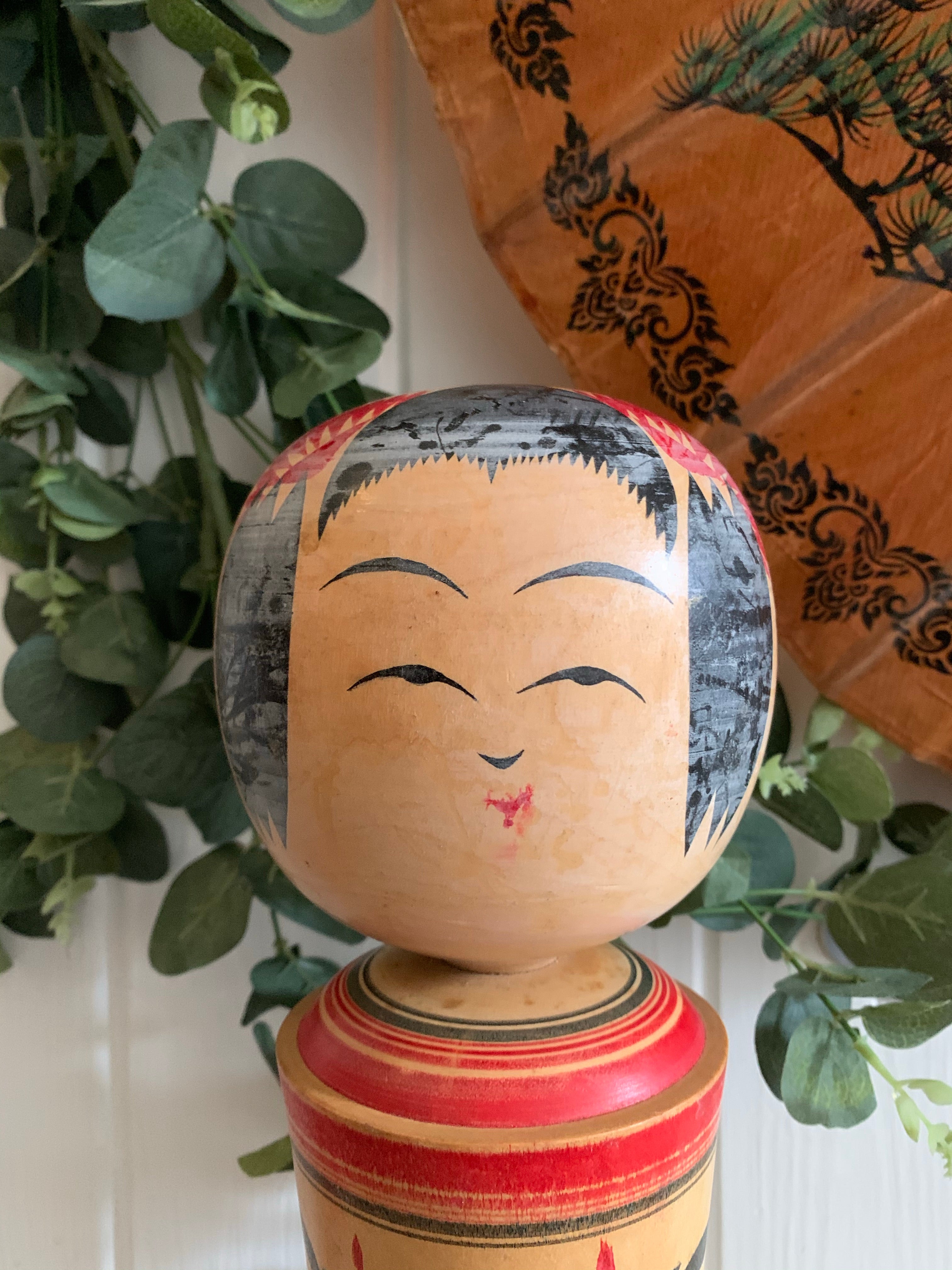 Very Large Vintage Japanese Kokeshi Doll