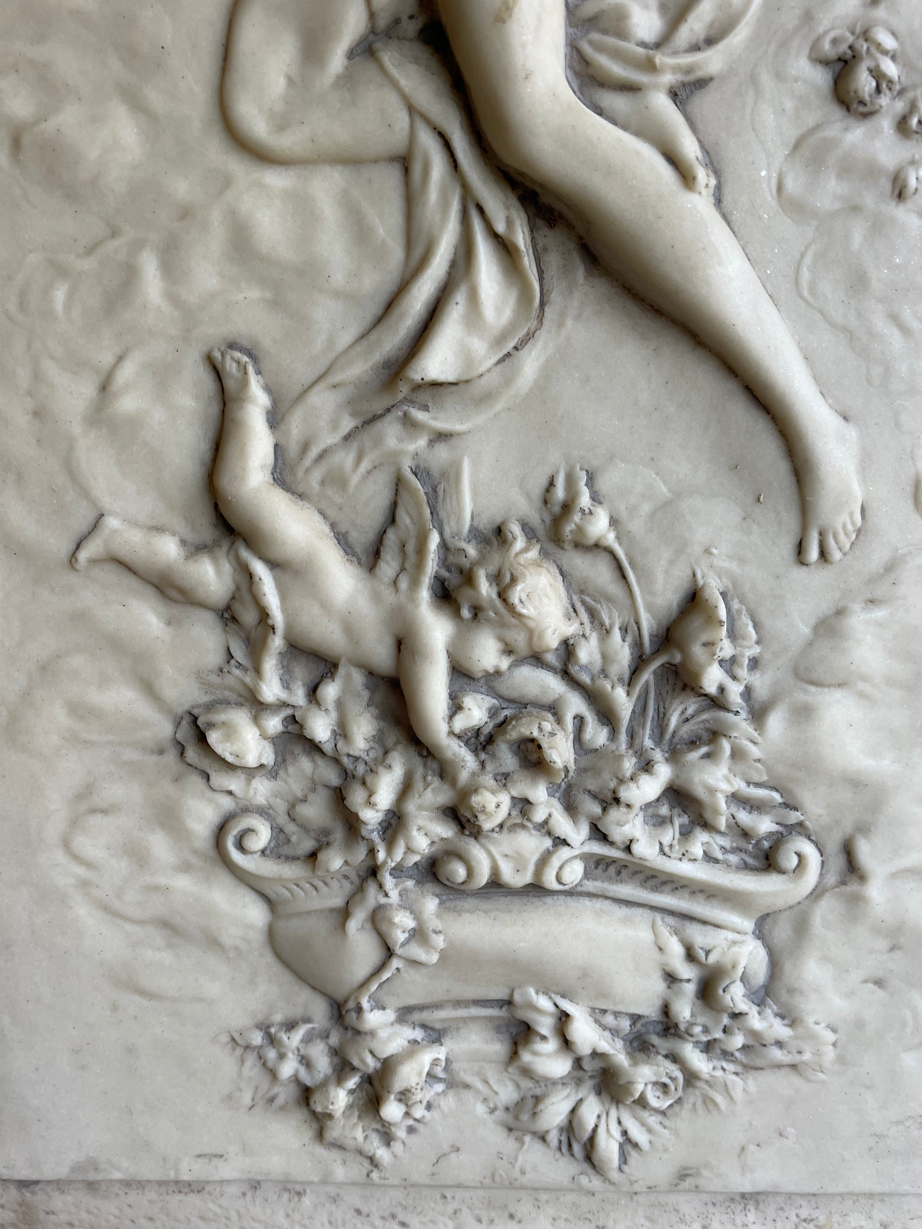 Classical Resin Relief with Gilt Frame