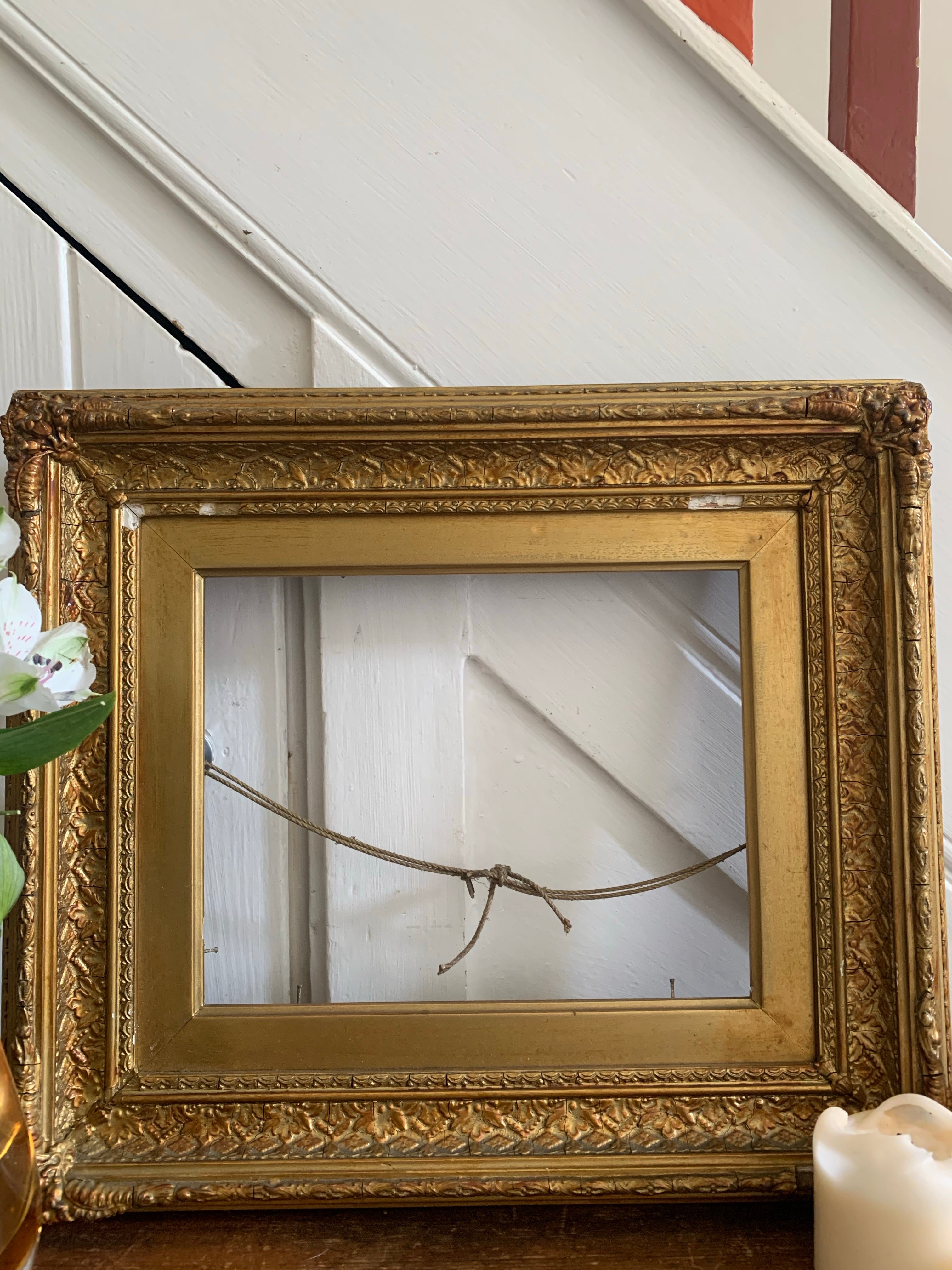 Decorative Carved Gilt Frame