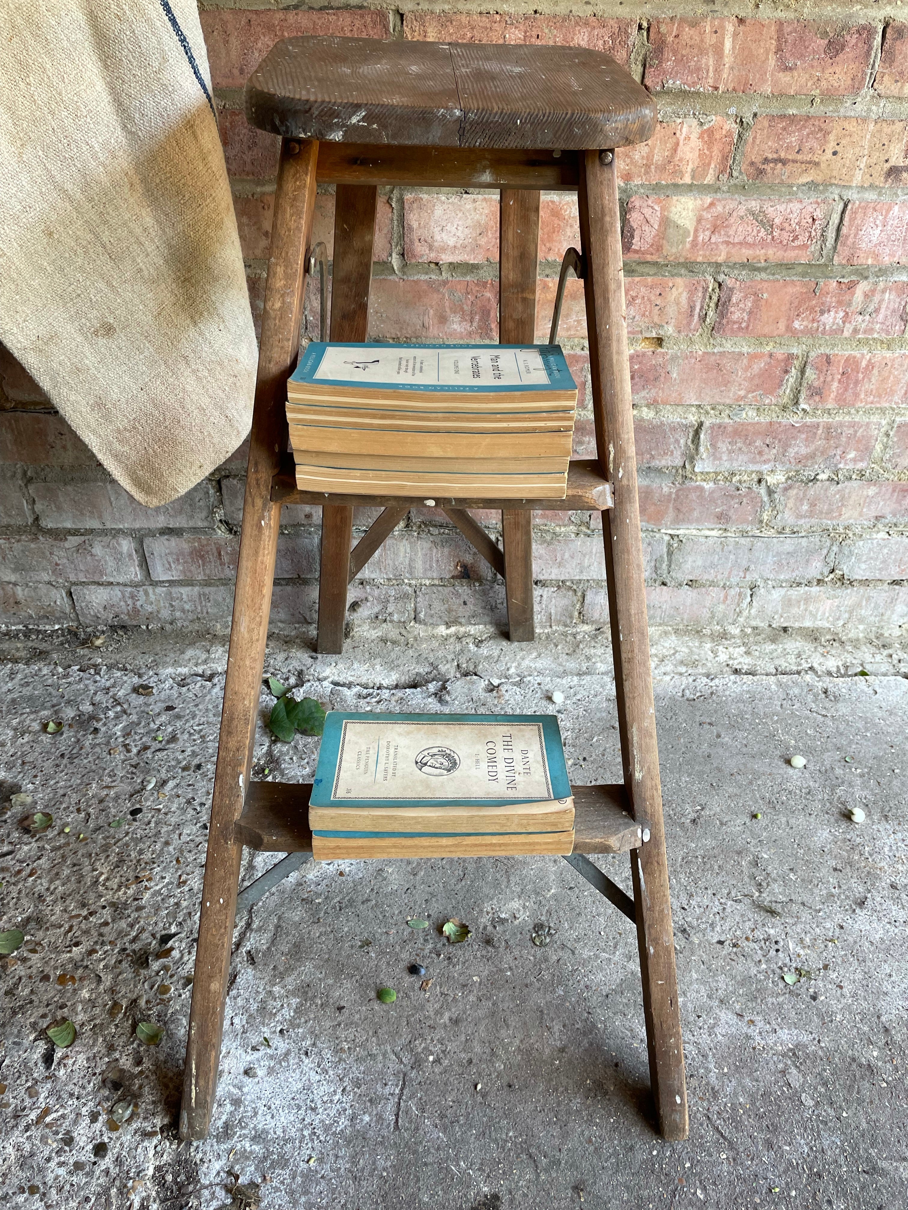 Set of Seven Penguin Books in Turquoise Hues