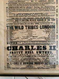 1800s Theatre Poster