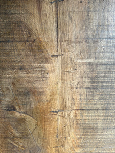 Reclaimed Oak Chopping Board/Butchers Block with Metal Corners