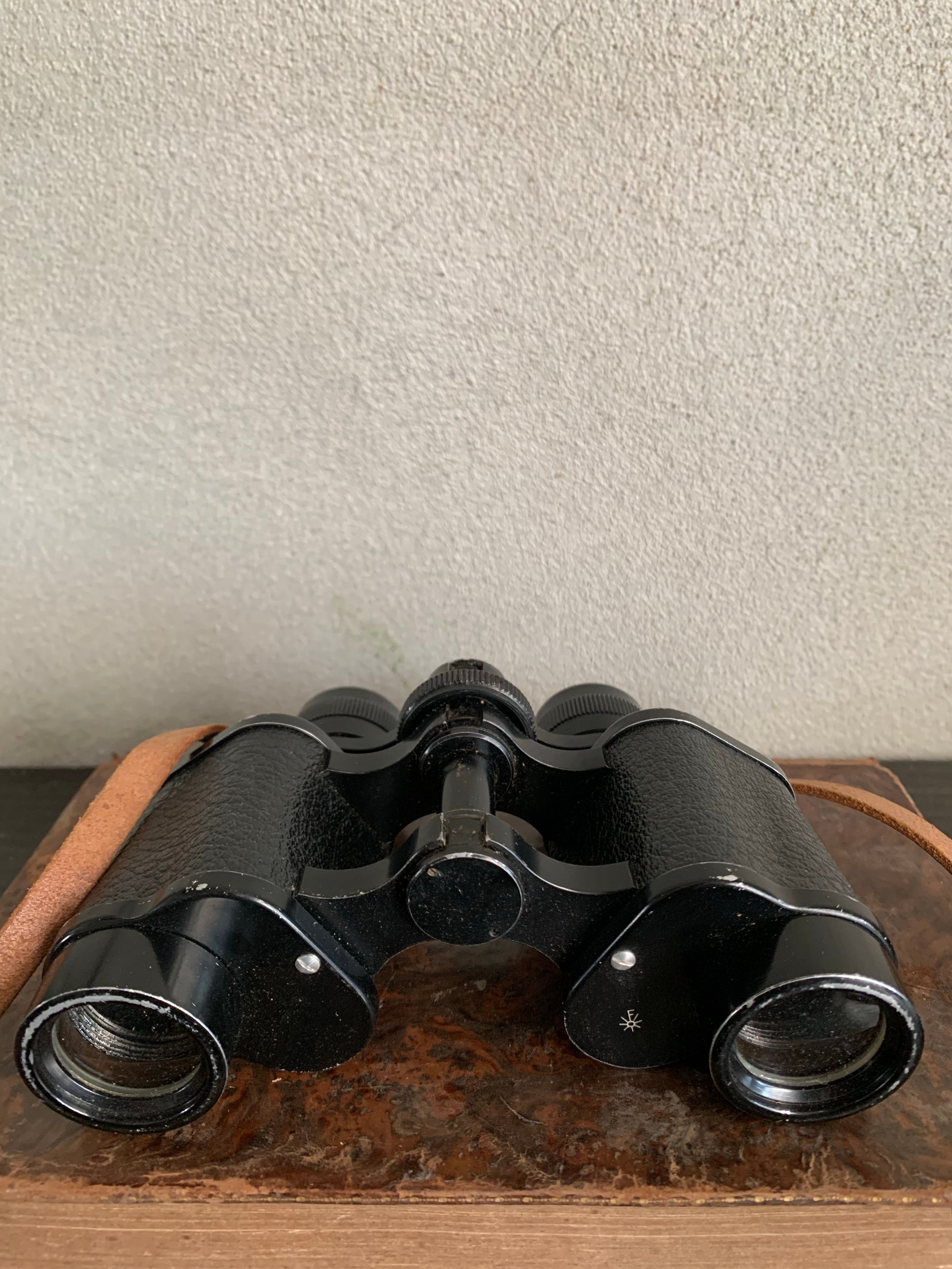 Vintage binoculars with original box