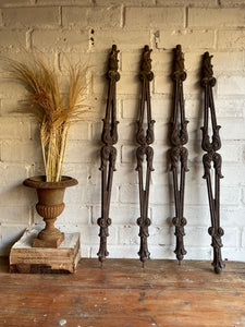 Antique Iron Balustrades  - priced individually